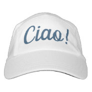 Ciao Baseball Hat at Zazzle
