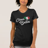 Italian Heart Ciao Bella Script Cute Italia by Mike G