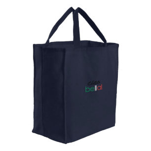 Ciao Bella embroidered bag - Minimalist Italian