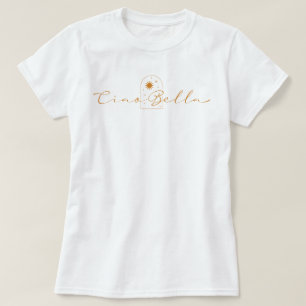 Ciao Bella Golden Boho Chic T-Shirt