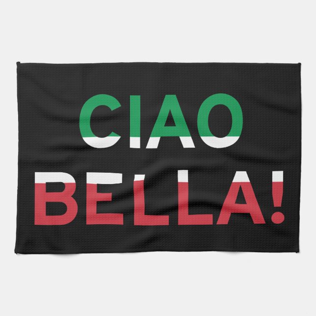 Ciao Bella Kitchen Towel (Horizontal)