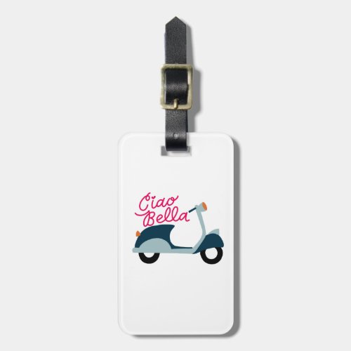 Ciao Bella Luggage Tag Scooter
