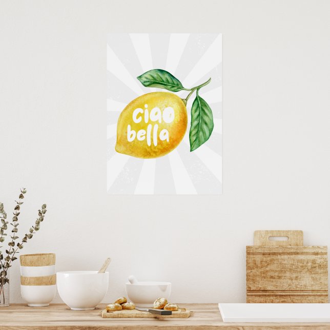Ciao bella poster (Kitchen)