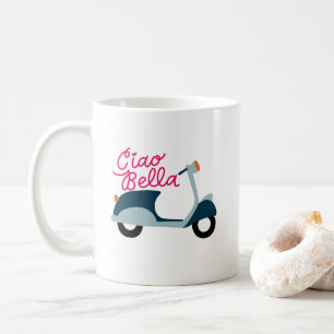 Ciao Bella Scooter Vespa Mug