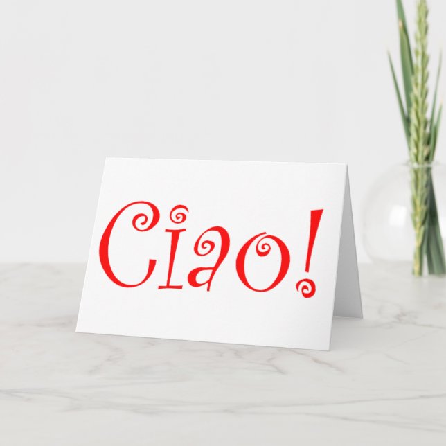 ciao card (Front)