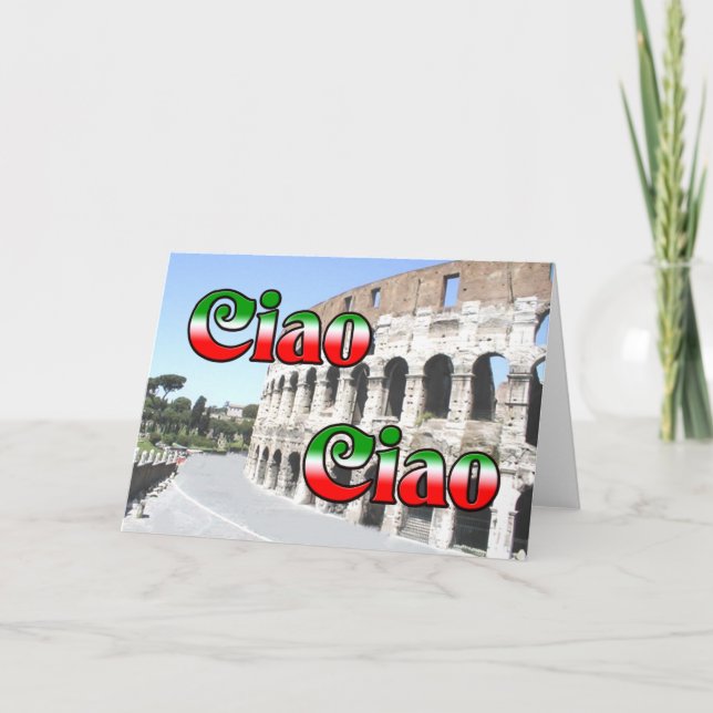 Ciao Ciao Holiday Card (Front)