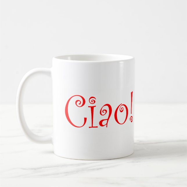ciao coffee mug (Left)
