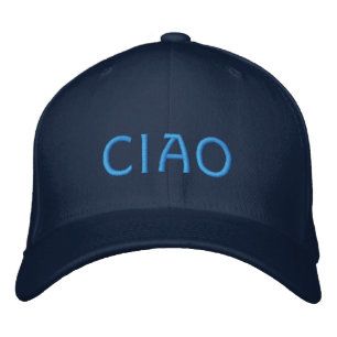 CIAO emroidered cap hat