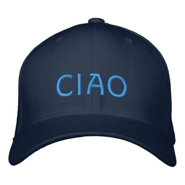 CIAO emroidered cap hat (Front)