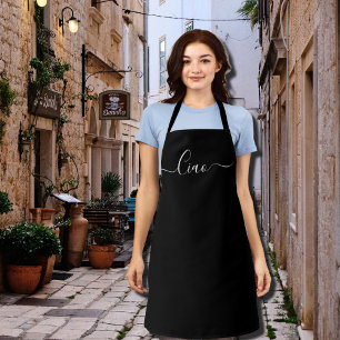 Ciao - greetings in Italian black Apron