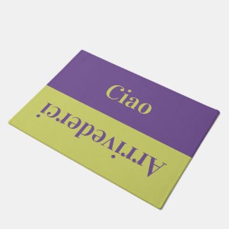 Ciao - greetings in Italian - lavender &green