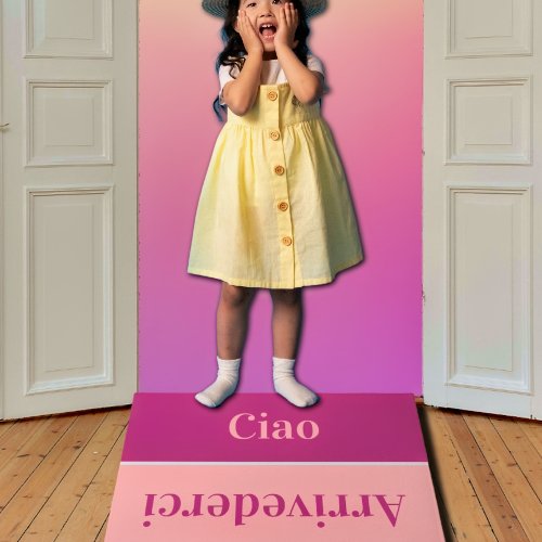 Ciao   _ greetings in Italian no3 Doormat