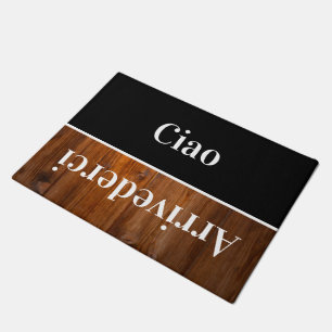 Ciao - greetings in Italian no3 Doormat