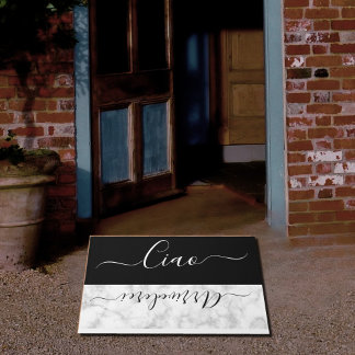 Ciao - greetings in Italian no4 Doormat
