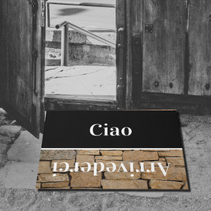 Ciao - greetings in Italian no5 Doormat