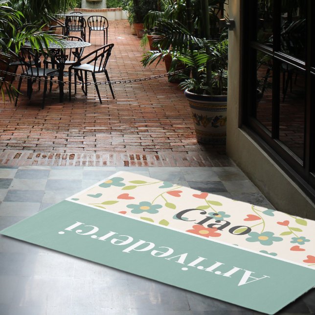 Ciao   - greetings in Italian  - spring  Rug (Creator Uploaded)