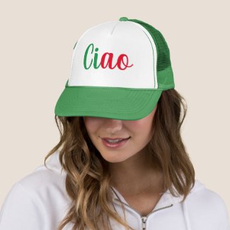 Ciao - handwritten greeting in Italian