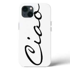 Ciao hello Italian funny hipster trendy modern Cas iPhone 13 Case