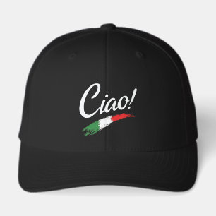 Ciao Italia Italian Flag Retro Trucker Cap
