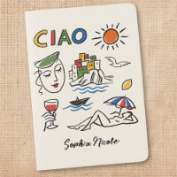 Ciao! Italian Amalfi Coast Hand Drawn Custom Name