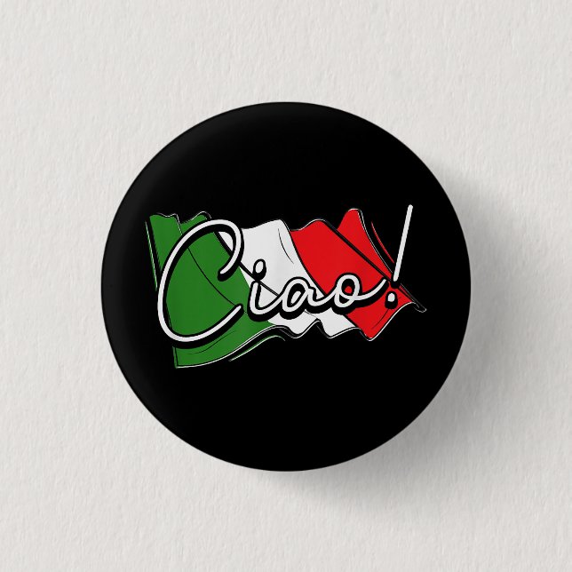 Ciao! - Italian and European Venice Scooter and La Button (Front)