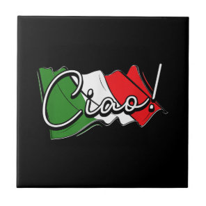 Ciao! - Italian and European Venice Scooter and La Ceramic Tile