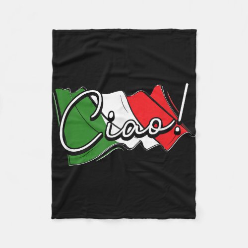 Ciao _ Italian and European Venice Scooter and La Fleece Blanket