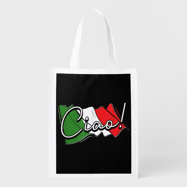 Ciao! - Italian and European Venice Scooter and La Grocery Bag (Front)