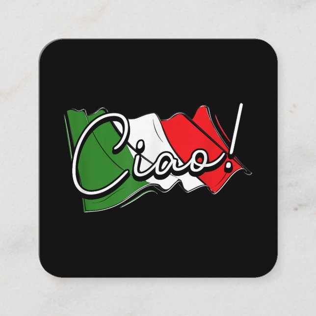 Ciao! - Italian and European Venice Scooter and La Square Business Card (Front)
