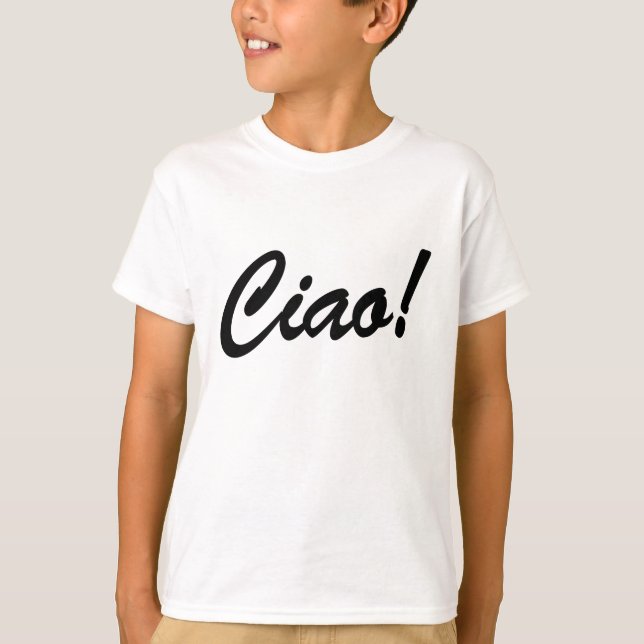 Ciao Italian Shirt (Front)