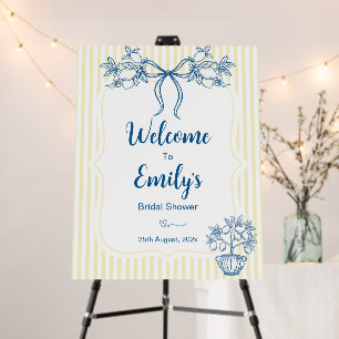 Ciao Miss Lemon Bridal Shower Welcome Sign