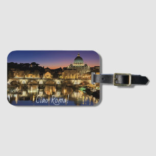 Ciao Roma! Italian Greeting "Hello" Travel Luggage Tag