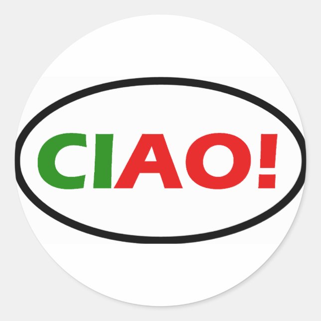 Ciao! Sticker (Front)