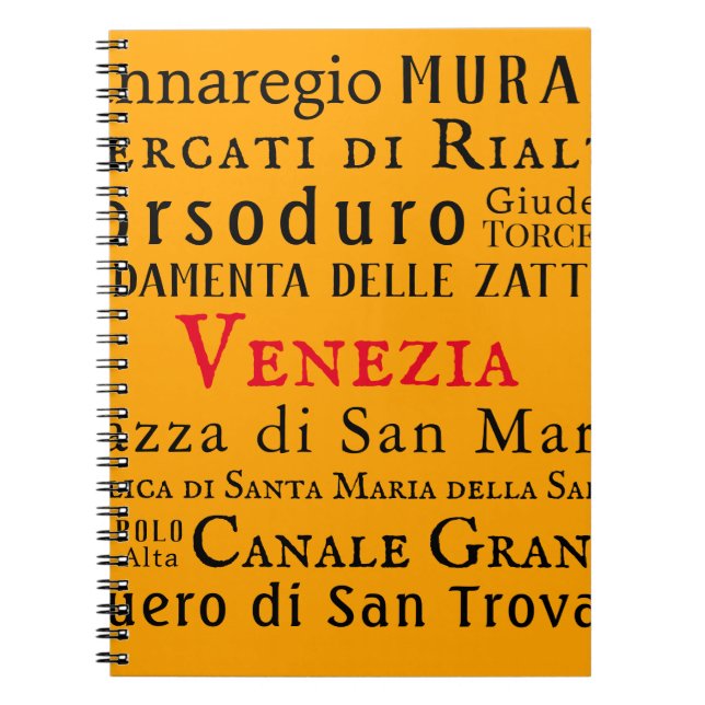 Ciao Venezia! Notebook (Front)