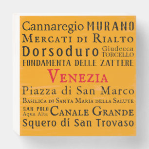 Ciao Venezia! Wooden Box Sign