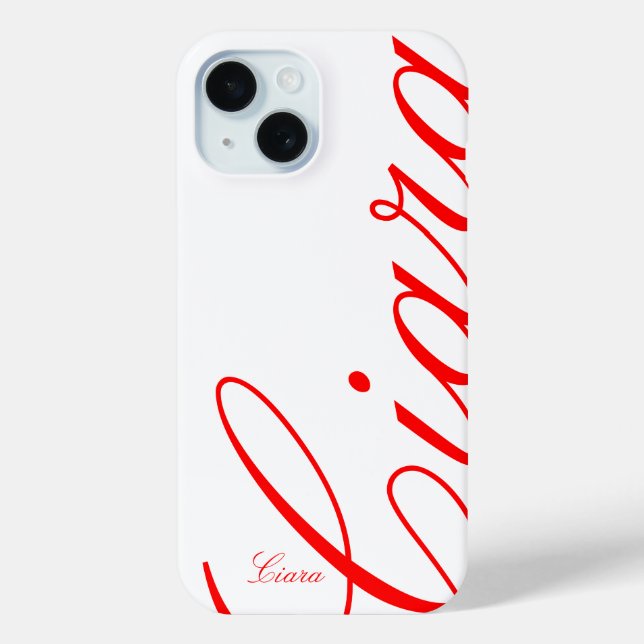 Ciara - beautiful iPhone Case - customize it - (Back)