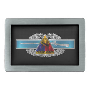 CIB 1st Armored Division Belt Buckle