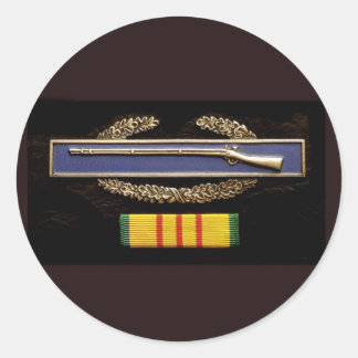 CIB and ribbon sticker