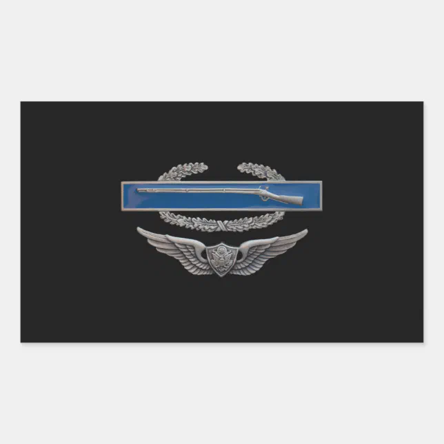 CIB Aviation Rectangular Sticker | Zazzle