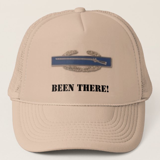 CIB badge, BEEN THERE! Trucker Hat (Front)