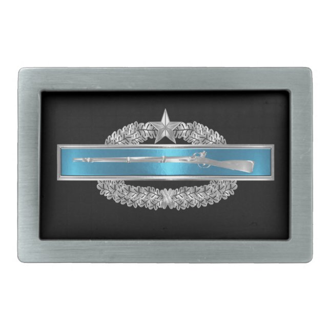 CIB Combat Infantry Badge Belt Buckle (Front)