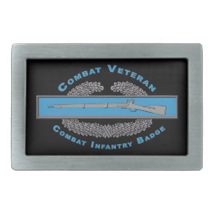 CIB Combat Infantry Badge Belt Buckle