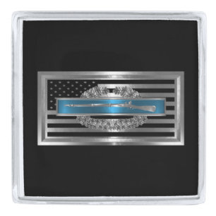 CIB Combat Infantry Badge  Silver Finish Lapel Pin