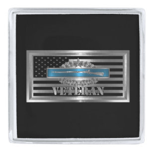 CIB Combat Infantry Badge  Silver Finish Lapel Pin