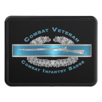 CIB Combat Veteran-Combat Infantryman Badge  Hitch Cover