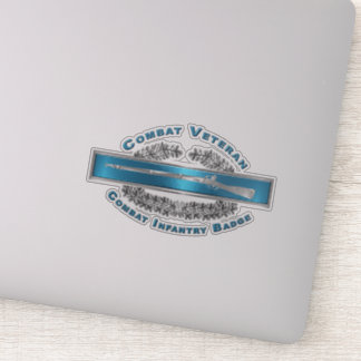 CIB Combat Veteran-Combat Infantryman Badge Sticker