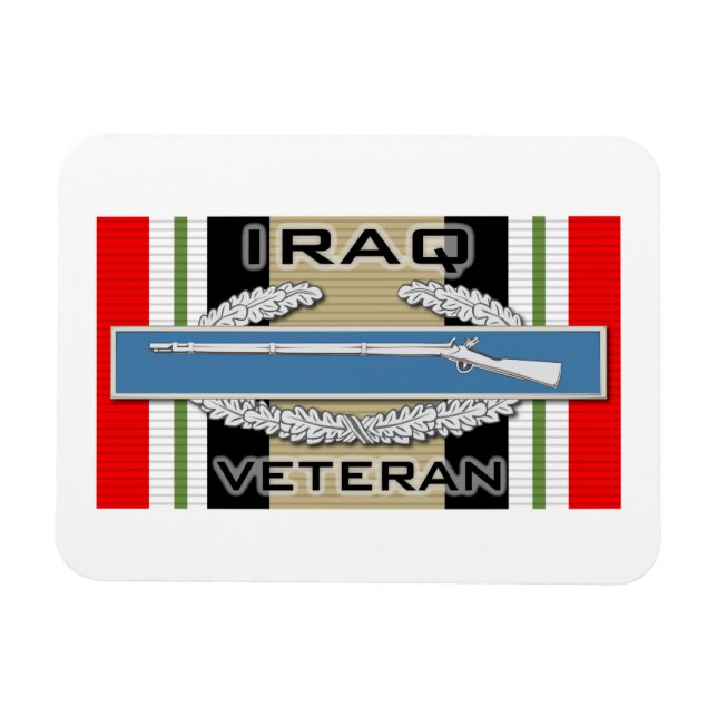CIB Iraq Veteran Magnet (Horizontal)