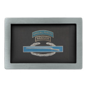 CIB Special Forces Ranger Rectangular Belt Buckle