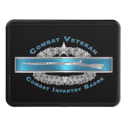 CIB Star Combat Veteran_Combat Infantryman Badge  Hitch Cover