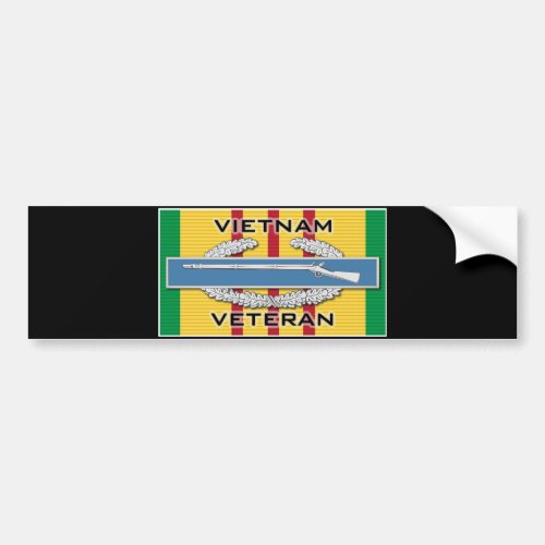 CIB Vietnam Veteran Bumper Sticker